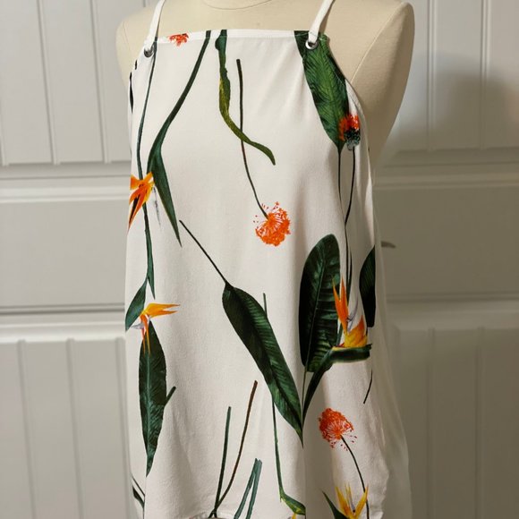 NWOT Tropical Tank Top Spaghetti Straps (P197) - Picture 7 of 11